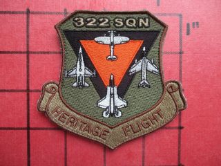 Air Force Squadron Patch Netherlands Klu 322 Sqn Heritage Flight,  F - 35