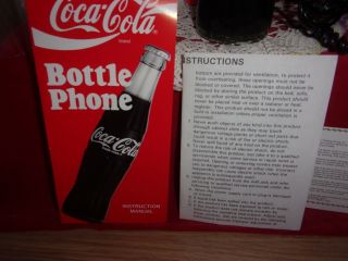 vintage 1994 Coca Cola Coke Bottle phone IOB & Model AR - 5000 3