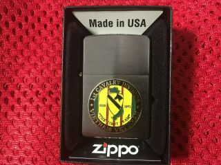 Us Army 1st Cavalry Vietnam Veteran Zippo Cigarette Lighter