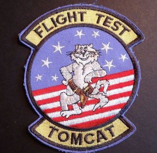 Vintage Us Navy Tomcat Flight Test Military Patch