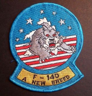 Vintage Us Navy Tomcat F - 14d A Breed Military Patch