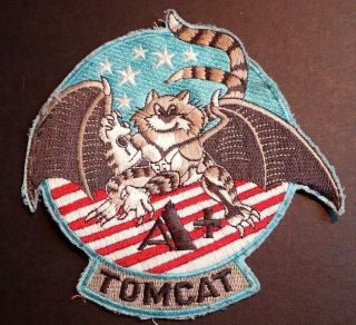 Vintage Us Navy Tomcat A,  Military Patch