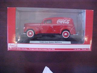 Coca - Cola 1940 Ford Sedan Delivery Van Die - Cast By Motorcity Classics Nib