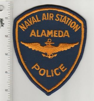 Us Navy Military Police Patch Naval Air Station Alameda California Police Big