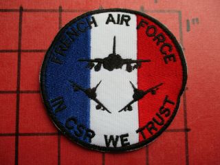 Air Force Squadron Patch France French Unknown In Csr We Trust Afghan
