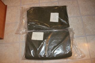 Nos 2 Us Military Vintage Olive Green 100 Wool Blanket 66” X 84”