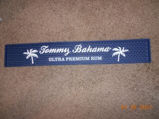 Tommy Bahama Ultra Premium Rum Bar Mat Man Cave Home Bar Rare