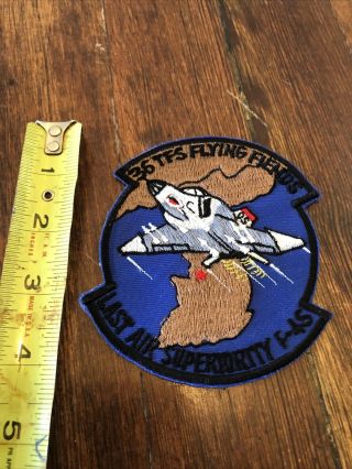 USAF 36th Tactical Fighter Squadron Flying Fiends Patch Pair 3