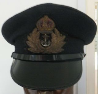 Ww2 Royal Navy Officers Visor Cap (57cm)