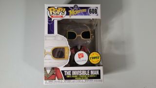 Invisible Man Chase Funko Pop Movies Universal Monsters 608 Walgreens Exclusive