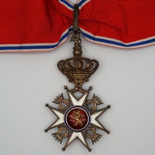 Norway Medal Order Of St Olaf Commander Class Rare Type