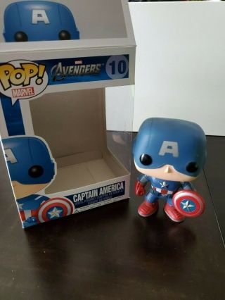Marvel Avengers Captain America 10 Vaulted - Funko Pop Oob