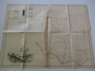 Rare Large 24 By 32 Inch Map Antique Coal Land Kanawha Julius Bien Photo Litho