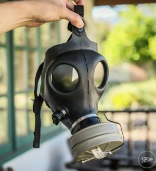 Gas Mask With Blower Israeli Civilian Adult Filter & D