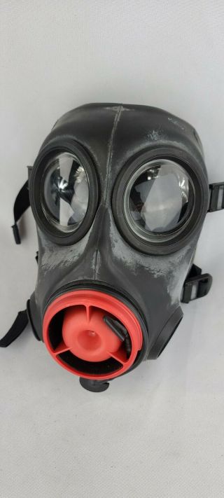 Avon Protection Systems Fm12 Gas Mask Red Speech Cone Serial Size 2