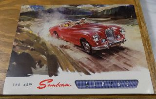 C1954 Sunbeam Alpine Automobile Brochure