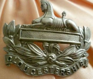 5th 6th Battalion Gloucestershire Regiment Cap Badge All Wm 2 Lugs Antique Org