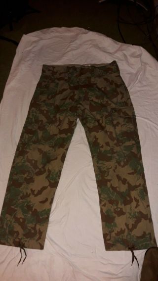 Camo Uniform South African 2nd Pattern Pants Large.