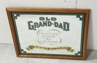 Old Grand - Dad Head Of The Bourbon Family Mirror