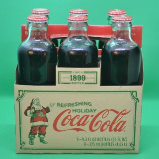 Coca - Cola Circa 1899 Limited Edition Christmas 6 Pack 9.  3 Oz Bottles