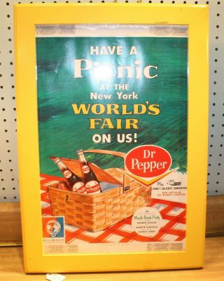 1964 Dr.  Pepper 10 - 2 - 4 Pepper Sign
