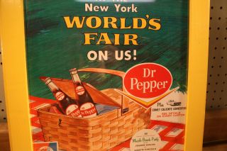 1964 Dr.  Pepper 10 - 2 - 4 PEPPER SIGN 3