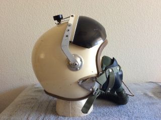 BILL JACK /FLIGHT SOUND pilot flight helmet w/toptex type visor 5