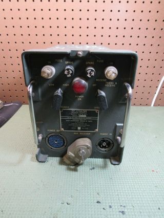 Military Transmitter Power Supply Pp - 1175a - Sr Rt Grc Radios U.  S.  Navy