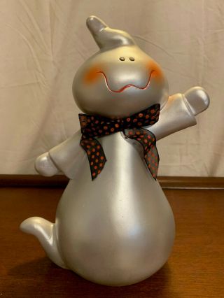 Pier 1 Imports Smiling Halloween Ghost Decoration - -