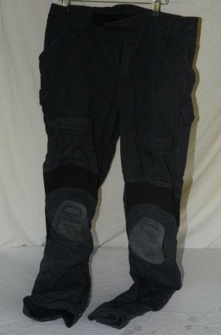 Crye Precision Army Custom Combat Pants 32r Black,  Knee Pads