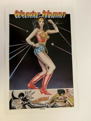 Wonder Woman 1970’s Thought Factory Art Print Poster
