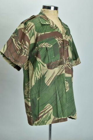 Rhodesian Army / BSAP 1970s Brushstroke Camouflage Combat Shirt,  PATU Badge.  ACU 5