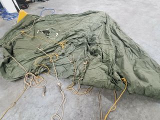 Military Surplus 5 Man M - 1950 Arctic Tent 13x13 Army - No Liner - No Pole With