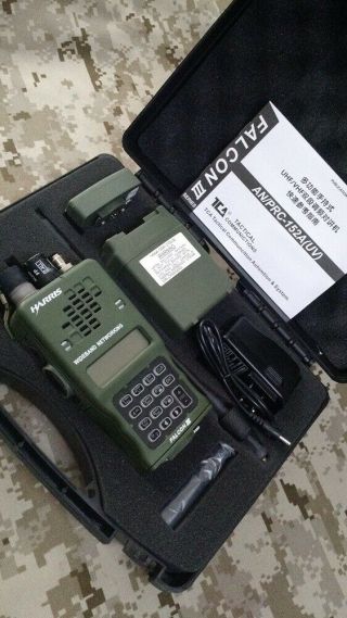 TCA AN/PRC - 152A (MULTIBAND) Mbitr FM Radio Aluminum Handheld Interphone VHF UHF 6