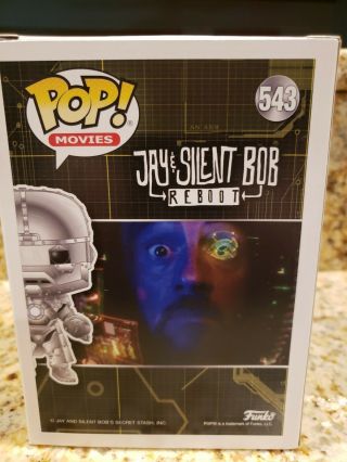 Funko Pop Jay & Silent Bob Reboot 543 Iron Bob SIGNED by KEVIN SMITH In Hand 3