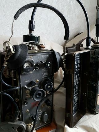 Soviet military radio R - 108m with amplifierUM - 2 5