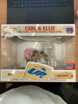 Nycc 2020 Funko Pop Disney Pixar Up Carl And Ellie Limited Edition 5