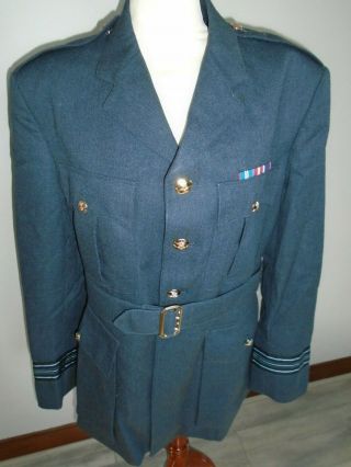 Raf Mens Officer Uniform Chest 43 - 44 " Jacket And Trousers Squadron Leader