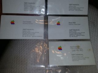 7 Business Cards from Apple Computer Inc Campell CA 3