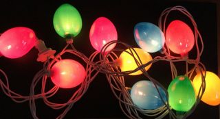 10 Lighted Easter Eggs - String Lights Strand Easter Decor Multiple Colors