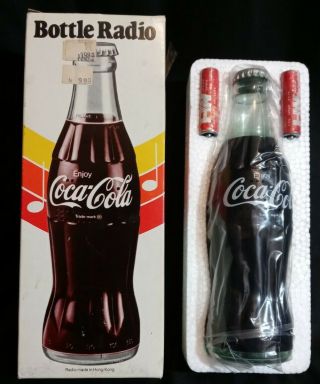 Vintage Coca Cola Bottle Am Radio Coke