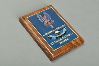 C (rhodesia) Squadron 22 Special Air Service Regiment Presentation Plaque.  Yyz