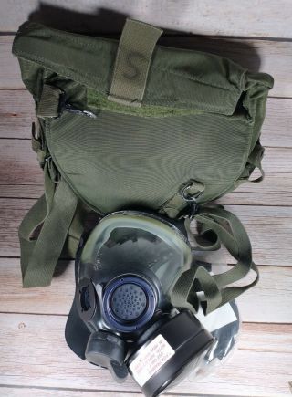 Msa Mcu - 2/p Gas Mask Size Small Carry Bag Extra Straps