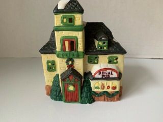 Regal Pub Holiday Village Lighted Building Pre - Owned