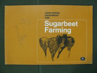 1967 John Deere Equipment Brochure For Sugarbeet Farming 3020 4020 5020