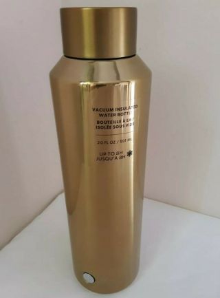 Starbucks Gold Vacuum Insulated Stainless Steel Travel Water Bottle 20 Oz.