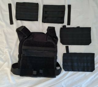 Blue Force Gear Lmac Armour Plate Carrier - Uksf,  Molle,  Black,  Large