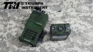 TRI 10W AN/PRC - 152 Multiband Handheld Radio MBITR Aluminum Shell Walkie Talkie 6
