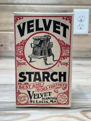Vintage Velvet Starch St Louis Full Box