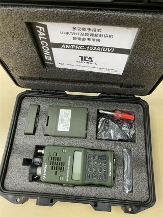 Dhl Tca/prc - 152a (uv) High Power Output Handheld Radio Aluminum Multiband Radio